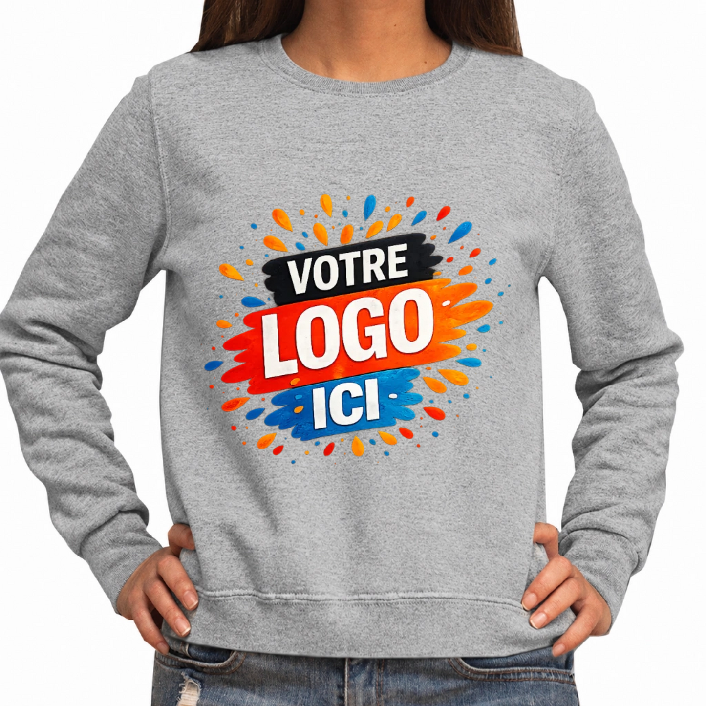 Sweat personnalisé pour femme avec votre logo