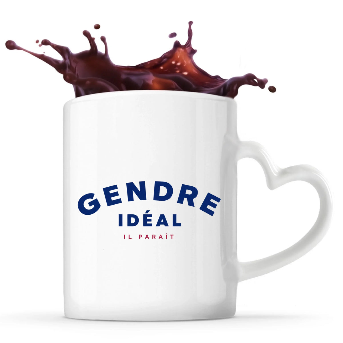 Mug vu de face avec anse, humoristique Gendre Idéal Il Paraît
