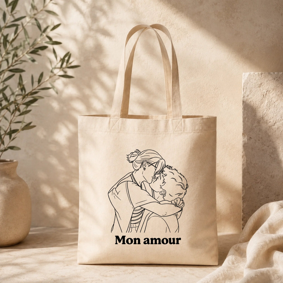 Tote bag Beige