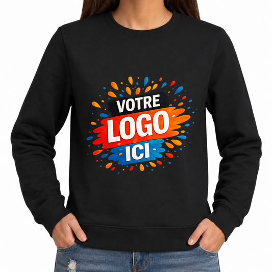 Sweat personnalisé pour femme avec votre logo