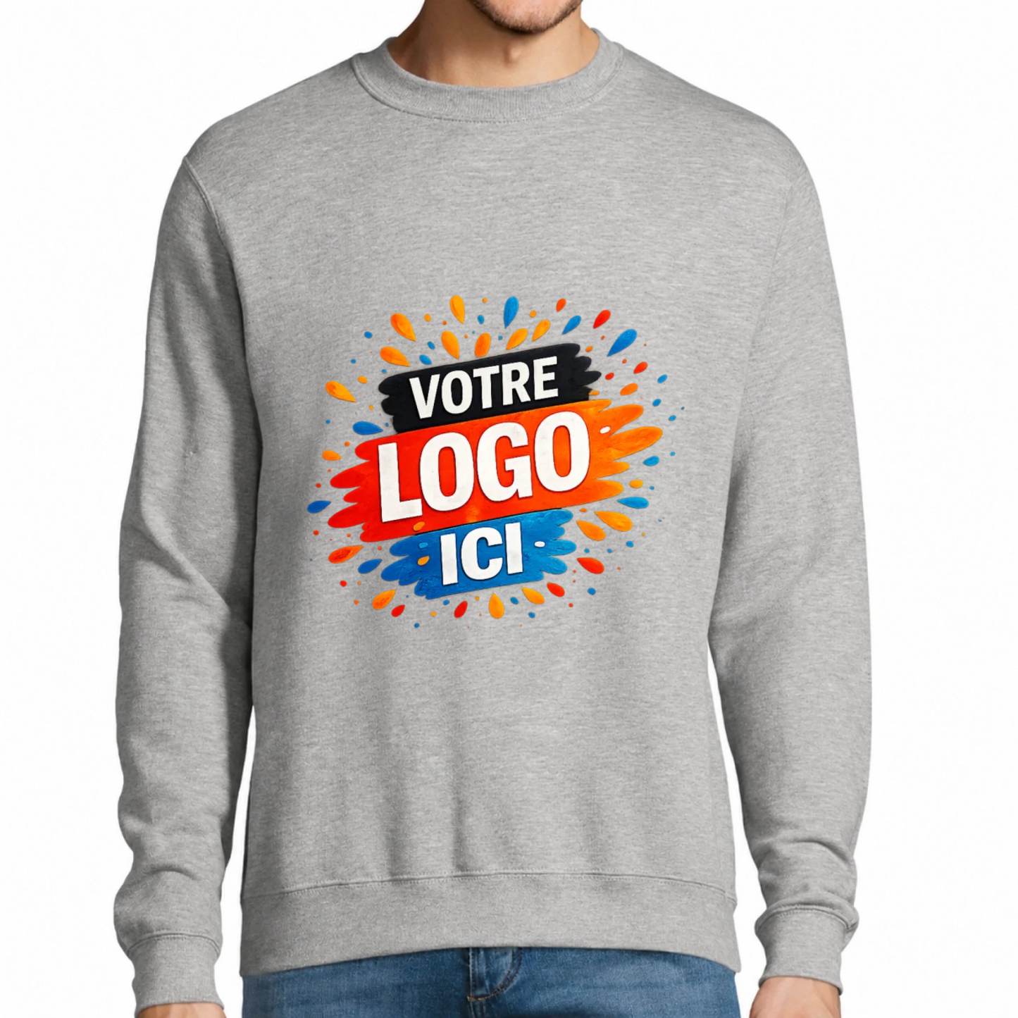 Sweat homme personnalisé avec votre logo