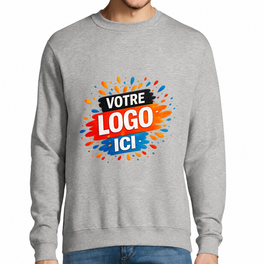Sweat homme personnalisé avec votre logo