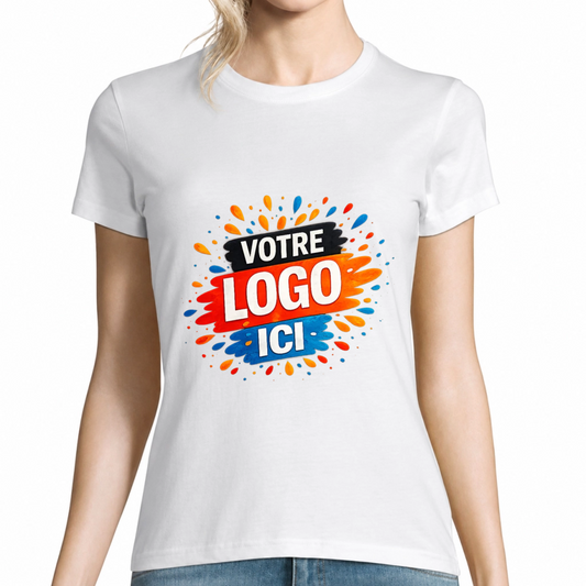 T-shirt femme personnalisé – Impression de votre logo