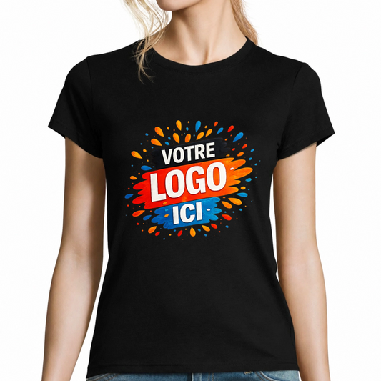 T-shirt femme personnalisé avec votre logo