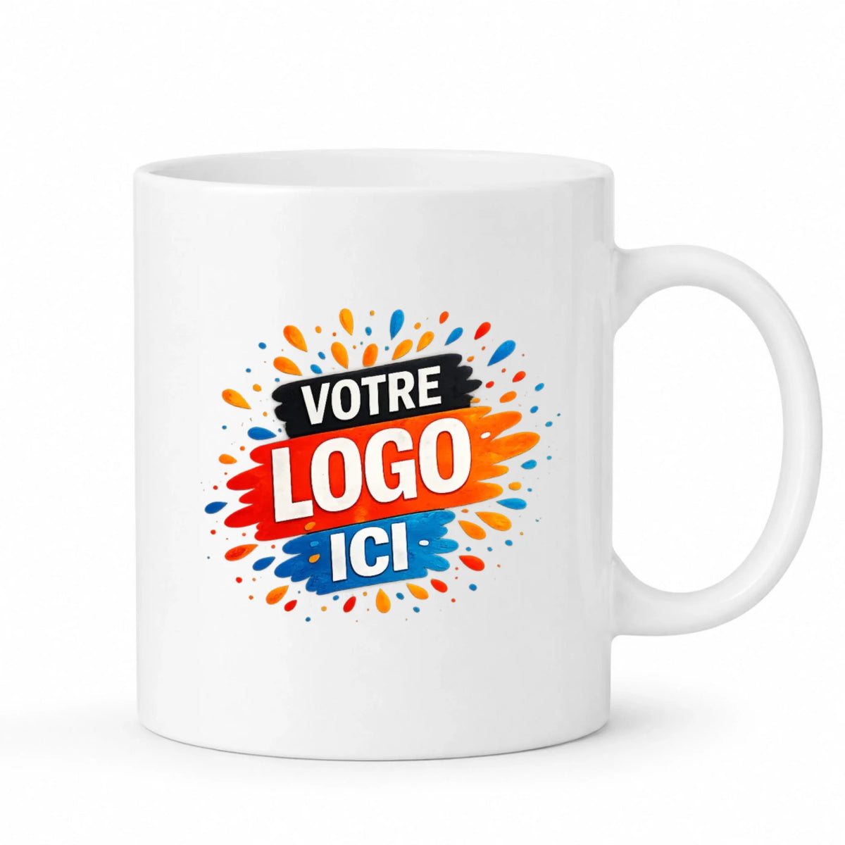 Mug blanc personnalisable avec logo