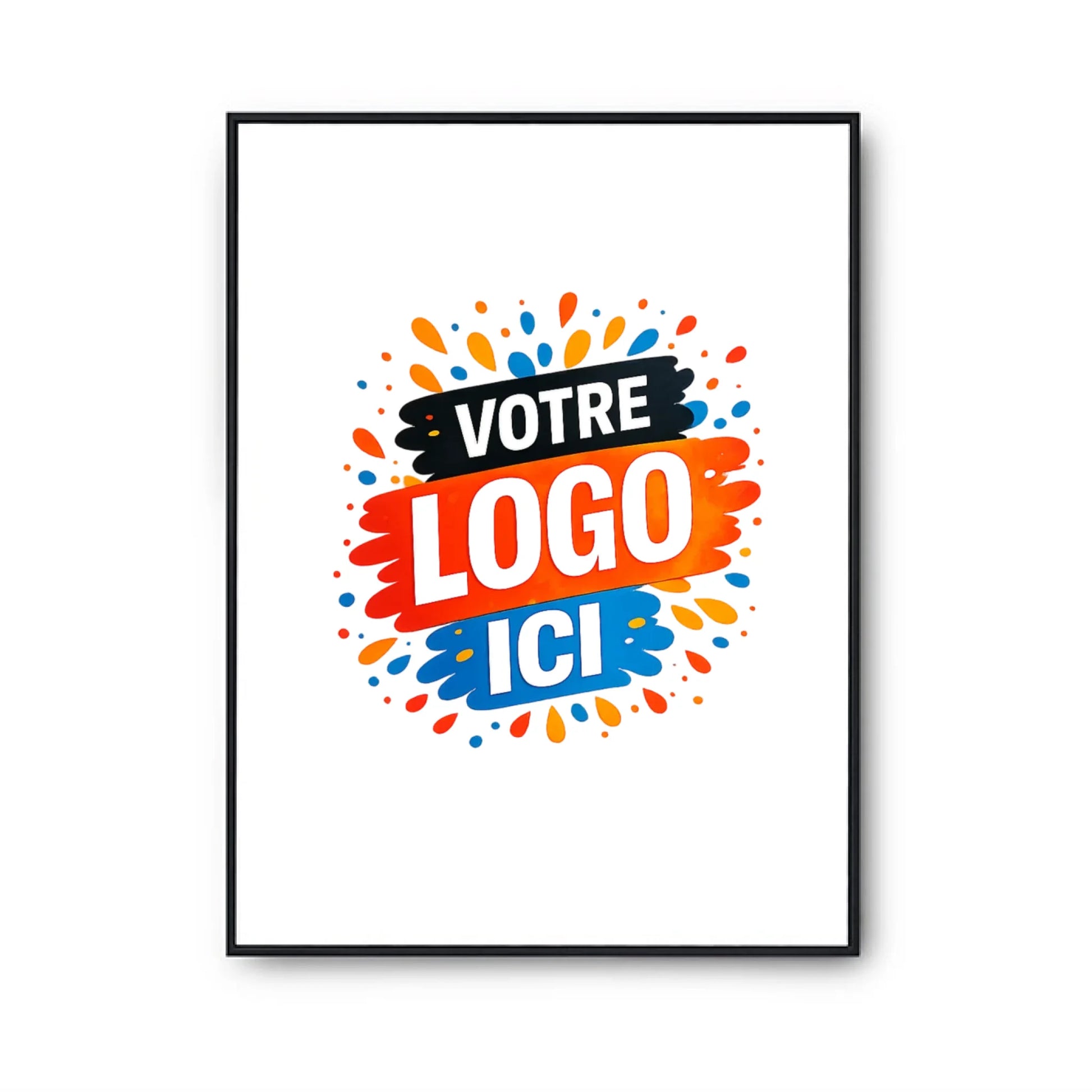 Affiche personnalisable avec photo, texte ou visuel au choix