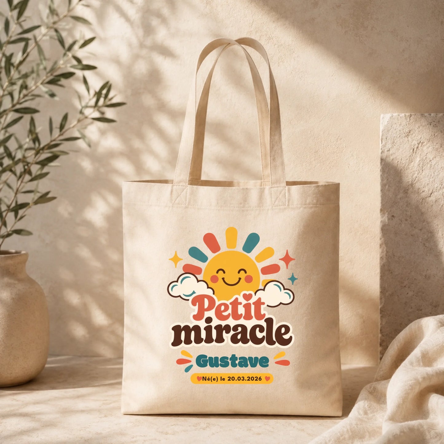 Tote bag Beige