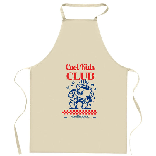 Tablier de cuisine personnalisé Cool Kids Club | Vulpa