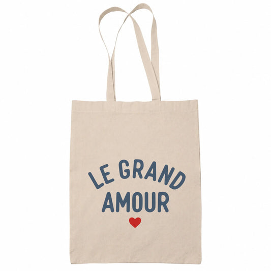 Tote bag beige Le Grand Amour | Vulpa