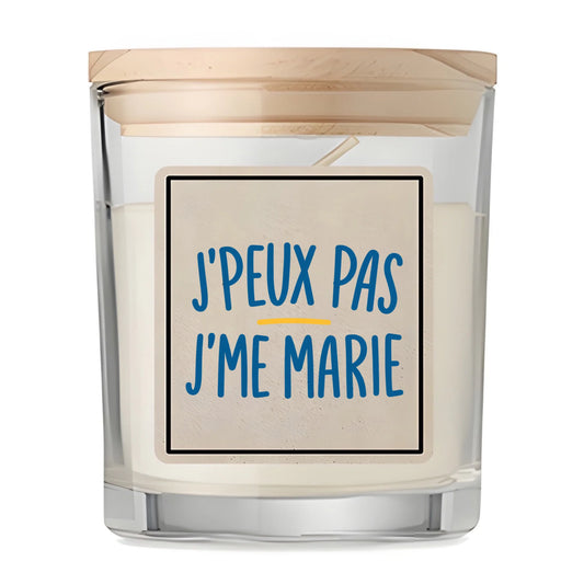 Bougie EVJF J'peux Pas J'me Marie | Vulpa