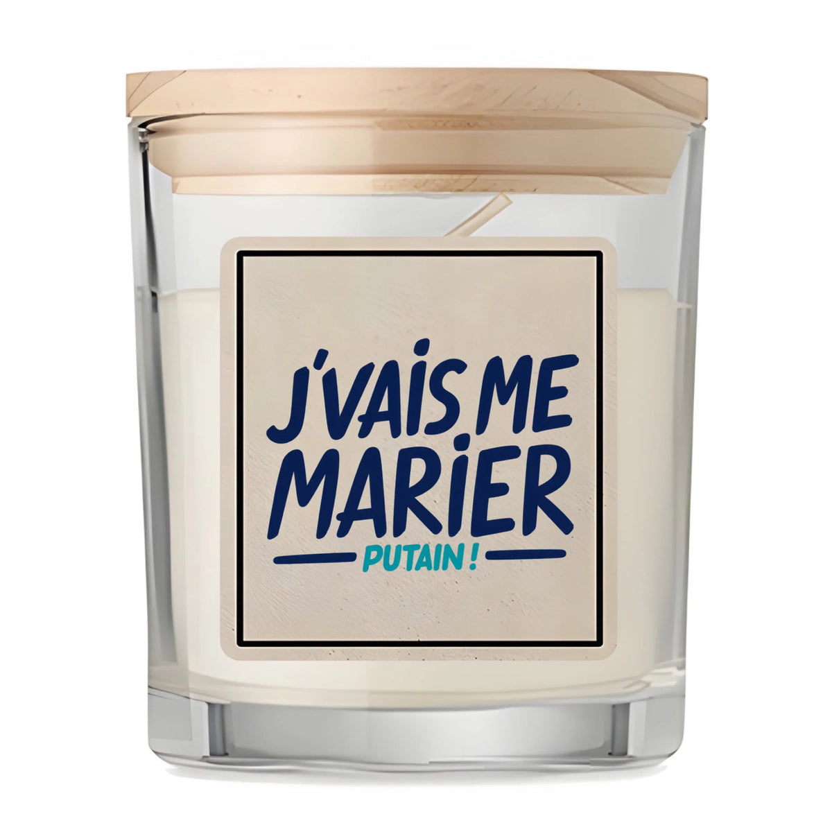 Bougie EVJF J'vais Me Marier Putain | Vulpa