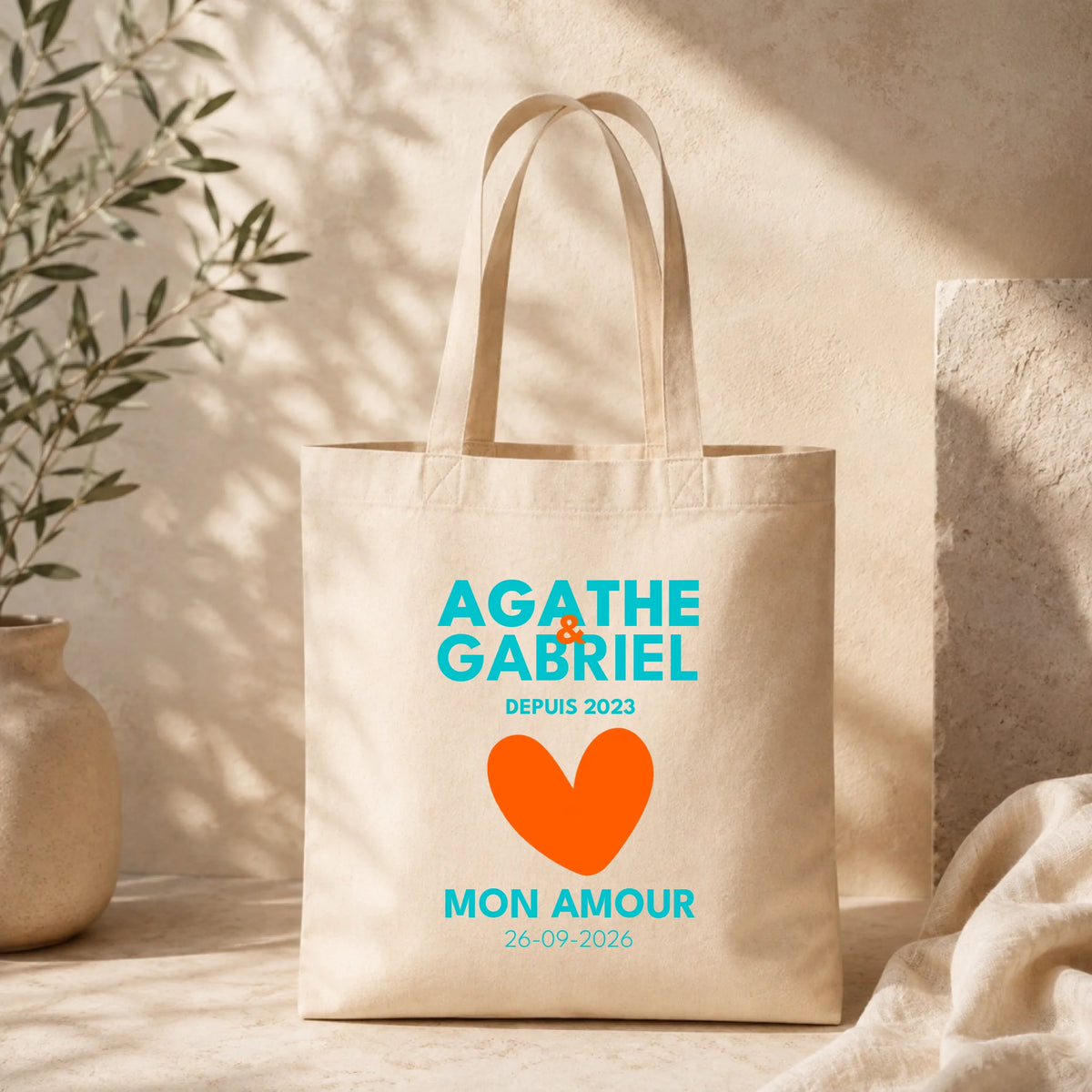 Tote bag Beige